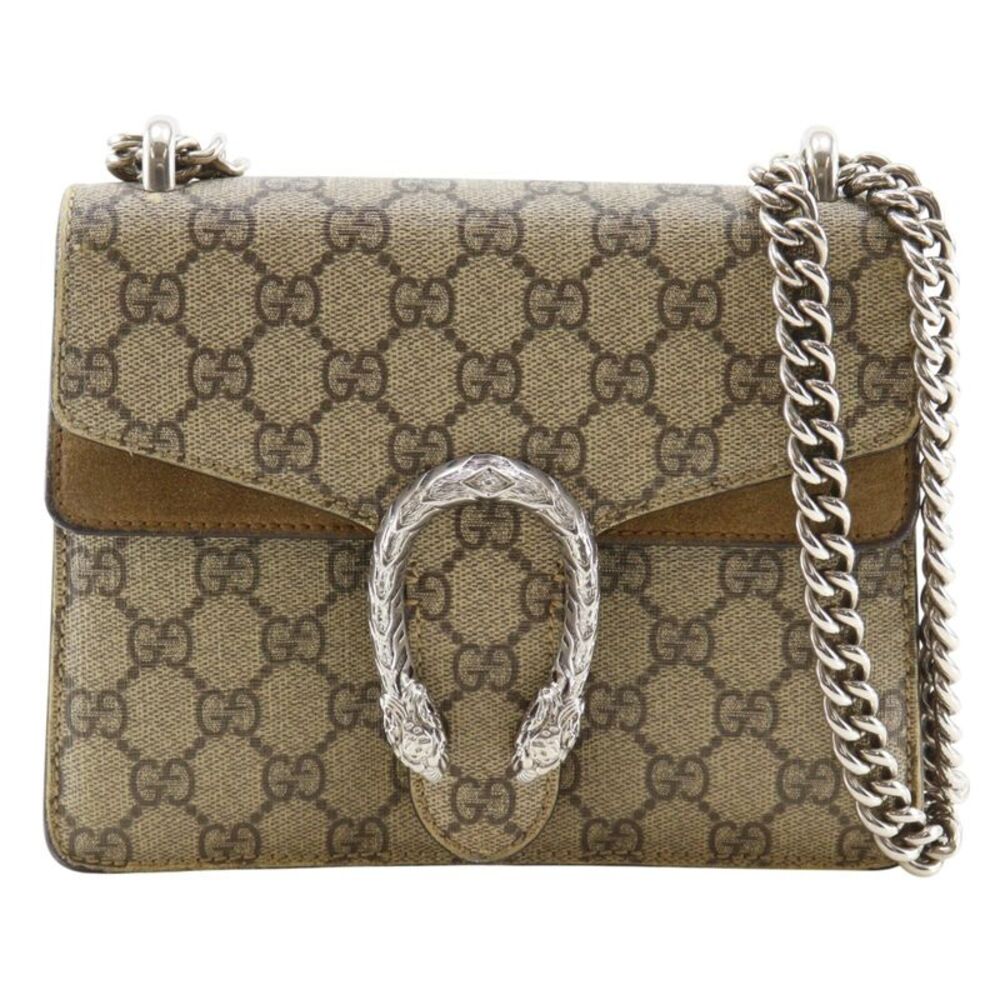 Gucci Dionysus Gg Coated Canvas Brown Canvas Shoulder Bag Bag